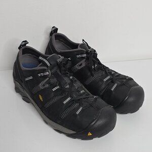 Keen Utility Atlanta Cool Steel Toe Safety Work Shoes Mens Size 12‎ D Black